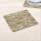 Houten onderzetter van Franse eik-eekhoorn (Schuin)