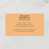 Houten Ontwerp (Handyman Werk) Ziet eruit als hout Visitekaartje (Achterkant)