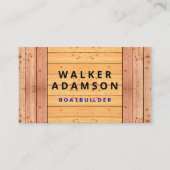 Houten Ontwerp (Handyman Werk) Ziet eruit als hout Visitekaartje (Voorkant)