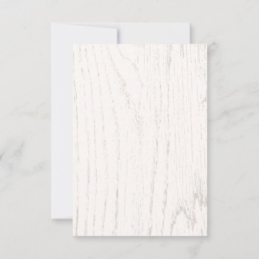 Houten ontwerp kaart (Achterkant)