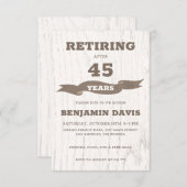 Houten ontwerp kaart (Voorkant / Achterkant)