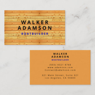 Houten Ontwerp (kijkt als houten Korrel) Bouw Visitekaartje
