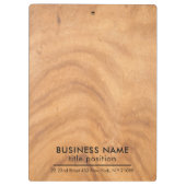 Houten ontwerp met Lijst Klembord (Achterkant)