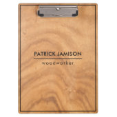 Houten ontwerp met Lijst Klembord (Voorkant)