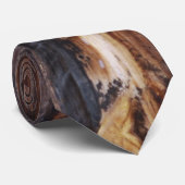 Houten ontwerp stropdas (Opgerold)