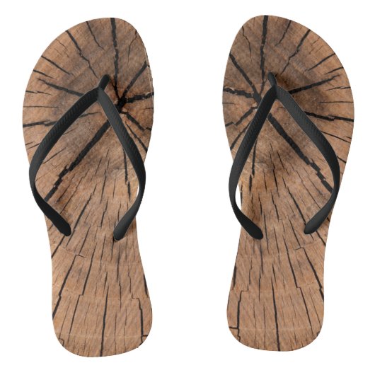 Houten ontwerp teenslippers (Voetbed)