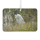 Houten ooievaar bij Viera Wetlands Luchtverfrisser (Achterkant)