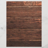 Houten opberg teken voor huishoudelijke voorwerpen (Achterkant)