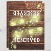 Houten opberg teken voor huishoudelijke voorwerpen (Voorkant / Achterkant)