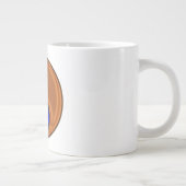 Houten Os Grote Koffiekop (Rechts)