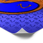 Houten Os Poster (Hoek)