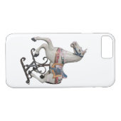 Houten Paard Antiek Carrousel iPhone Case (Achterkant (Horizontaal))