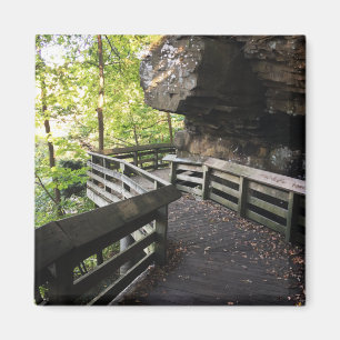 houten pad bij brandywine falls magneet