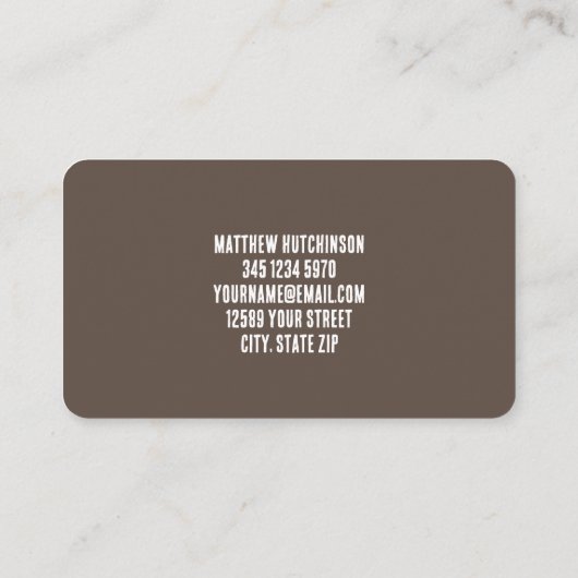 houten pallet visitekaartje (Achterkant)