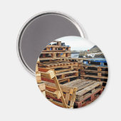 Houten Pallets op de Dock Magnet (Voorkant / Achterkant)