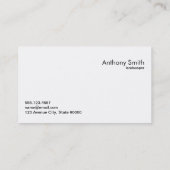 Houten Paneel en Gemaaid Gras Visitekaartje (Achterkant)