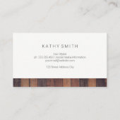 Houten paneel | Hair Stylist | Salon Visitekaartje (Achterkant)