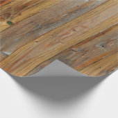 Houten paneel, hekwerk, rustieke Barnwood Cadeaupapier (Hoek)