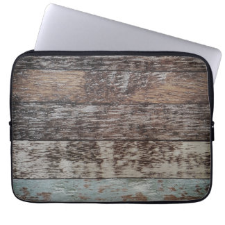 Houten Paneel | Rustiek Laptop Sleeve