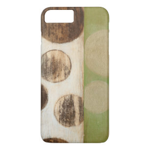 Houten paneelschildering in aardetinten met cirkel Case-Mate iPhone case