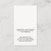 Houten panelen | bloemistenschaar visitekaartje (Achterkant)