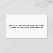 Houten panelen | Hulpmiddelen voor hardwareherstel Visitekaartje (Achterkant)