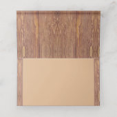 Houten Panelen Plaats Kaart Plaatskaartje (Binnenkant ongevouwen)