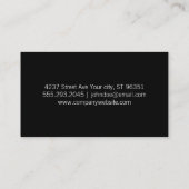 Houten panelen (print) visitekaartje (Achterkant)