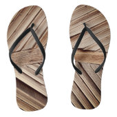 Houten panelen teenslippers (Voetbed)