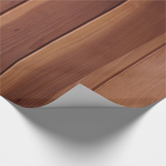 Houten Paneling Cadeaupapier (Hoek)
