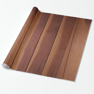 Houten Paneling Cadeaupapier