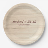 Houten Papieren Bordje (Voorkant)