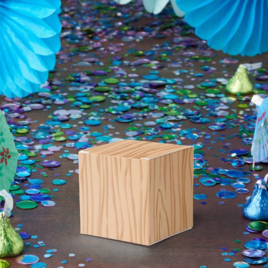 Houten Patroon Feest Klassieker Bedankdoosjes (Feest)