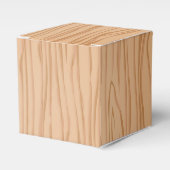 Houten Patroon Feest Klassieker Bedankdoosjes (Voorkant Zijde)