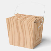 Houten Patroon Feestelijke Uitnodigingsdozen Bedankdoosjes (Voorkant)