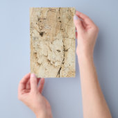Houten patroon flyer (Hand)