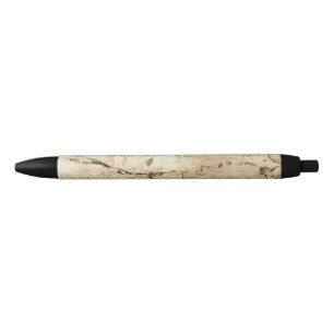 Houten patroon zwarte inkt pen