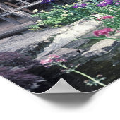 Houten paviljoen in de Sunken Garden in Poster (Hoek)