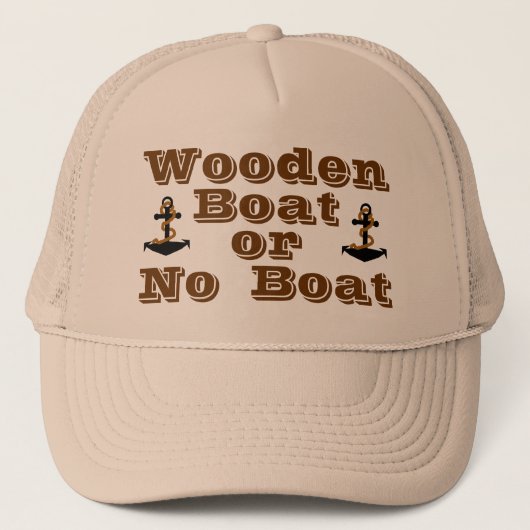 Houten Pet of No Boat (Voorkant)
