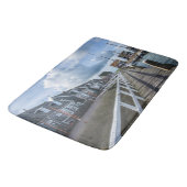 Houten pier in Marken, Nederland Badmat (Gekanteld)