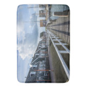 Houten pier in Marken, Nederland Badmat (Voorkant Verticaal)