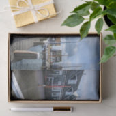 Houten pier in Marken, Nederland Tissuepapier (Geschenk)