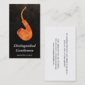 Houten pijp 2 | Traditioneel Visitekaartje (Voorkant / Achterkant)