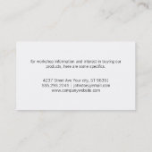 Houten pijp 2 | Traditioneel Visitekaartje (Achterkant)