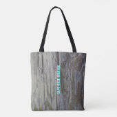 Houten pil tote bag (Achterkant)