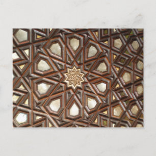 houten plaat briefkaart