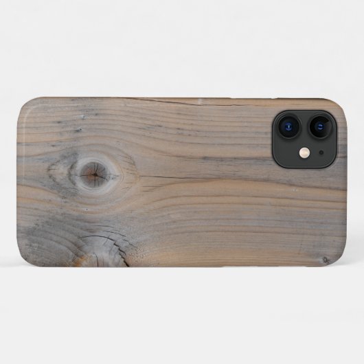 Houten plaat met knoop Case-Mate iPhone case (Achterkant (horizontaal))