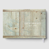 Houten Plank Beach House ID345 Gastenboek (Achterkant)