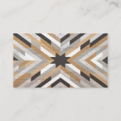 Houten Plank Collage Professioneel Visitekaartje (Achterkant)