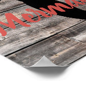 houten plank nautische MERMAID LIFE Poster (Hoek)